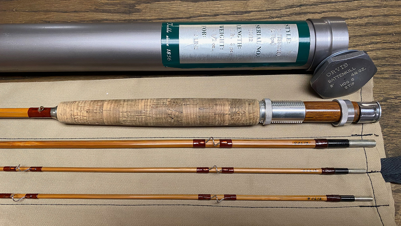 Orvis Battenkill Bamboo Fly Rod 8' 6wt